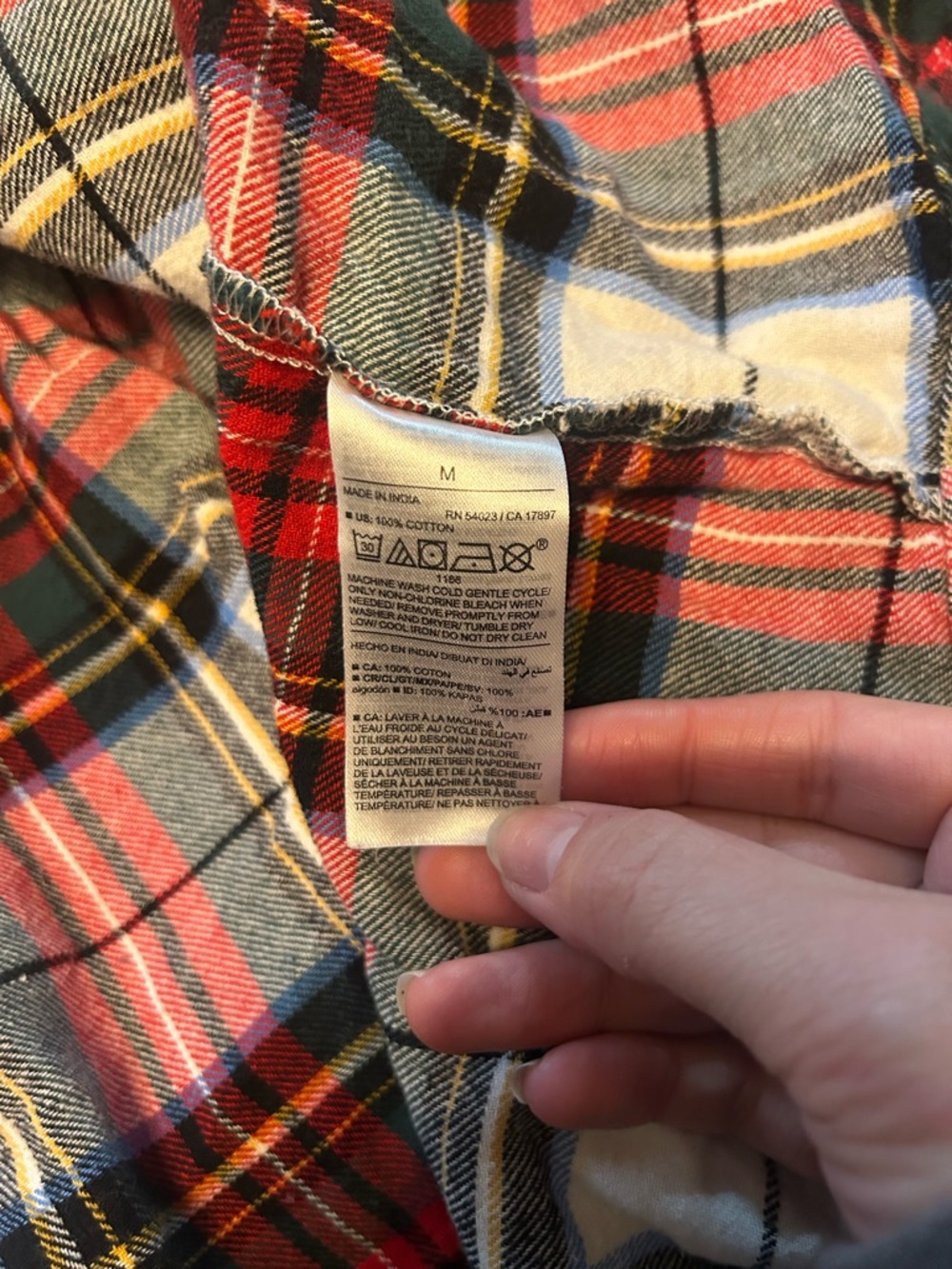 Old Navy Multi-Color Plaid Boyfriend Shirt - Picture 4 of 7